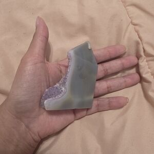 Purple Agate Slice Tower